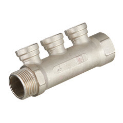 Коллектор Valtec 1 ВР(г) х 3 выхода 1/2 ВР(г) х 1 НР(ш) (VTc.550.N.0603) - фото 5