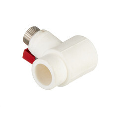 Тройник полипропиленовый Valtec 40 мм х 3/4 НР(ш) х 40 мм с шаровым краном на евроконус (VTp.781.0.04005) - фото 4