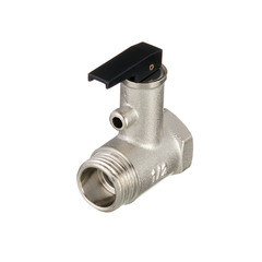 Клапан предохранительный Термо 1/2 ВР(г) х 1/2 НР(ш) 6 бар для бойлера (CRVP6B12) - фото 1