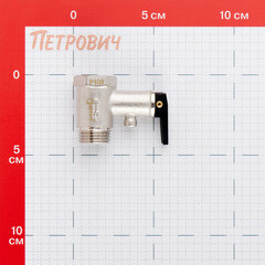Клапан предохранительный Термо 1/2 ВР(г) х 1/2 НР(ш) 6 бар для бойлера (CRVP6B12) - фото 3