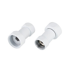 Изображение товара Соединитель прямой для полотенцесушителя Smart 1 ВР(г) х 3/4 ВР(г) белый (2 шт.)