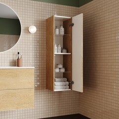 Пенал Iddis Bild 30 см подвесной дуб светлый - фото 5