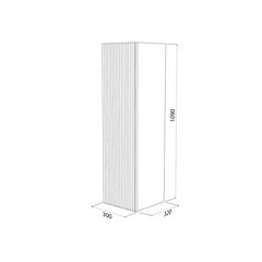 Пенал Iddis Bild 30 см подвесной дуб светлый - фото 2