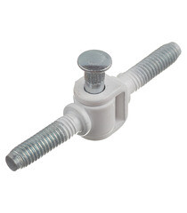 Петля ввертная универсальная разъемная M6 цинк - фото 1