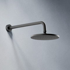 Душевая система Damixa Apollo встраиваемая с верхним душем с лейкой с изливом черная (947510300) - фото 7