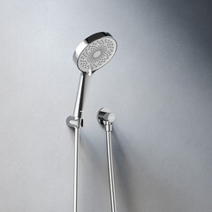 Душевая система Damixa Apollo встраиваемая с верхним душем с лейкой с изливом хром (947510000) - фото 9