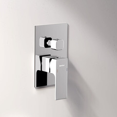 Душевая система Damixa Gala встраиваемая с верхним душем с лейкой с изливом хром (953510000) - фото 5