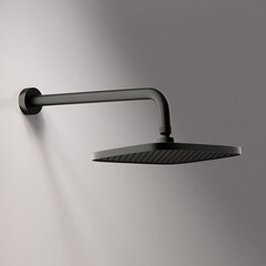 Душевая система Damixa Gala встраиваемая с верхним душем с лейкой с изливом черная (953510300) - фото 4