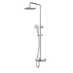 Душевая система AM.PM Like с верхним душем с лейкой с изливом хром (F0780564)