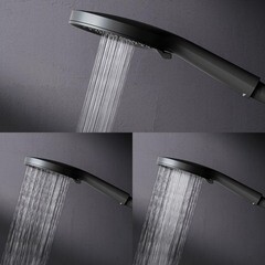 Душевая система AM.PM X-Joy с верхним душем с лейкой с изливом черная (F0785A522) - фото 9