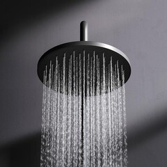 Душевая система AM.PM X-Joy с верхним душем с лейкой с изливом черная (F0785A522) - фото 6