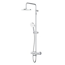 Душевая система AM.PM X-Joy с верхним душем с лейкой с изливом хром (F0785A500)