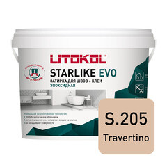 Изображение товара Затирка эпоксидная Litokol Starlike Evo s.205 травертино 5 кг