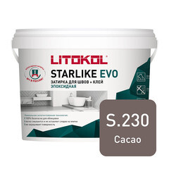 Изображение товара Затирка эпоксидная Litokol Starlike Evo s.230 какао 5 кг