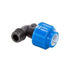 Изображение товара Угол ПНД Lammin компрессионный переходной 25х1 НР(ш)