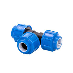 Изображение товара Тройник ПНД Lammin компрессионный 32х32х32 мм