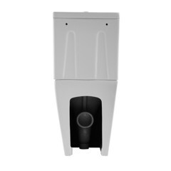 Унитаз-компакт Corsa Deco CX Tornado безободковый с универсальным выпуском с сиденьем дюропласт микролифт белый (TPCX630ST) - фото 18