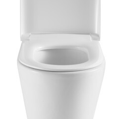 Унитаз-компакт Corsa Deco CX Tornado безободковый с универсальным выпуском с сиденьем дюропласт микролифт белый (TPCX630ST) - фото 14