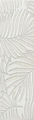 Плитка бордюр Kerama Marazzi Тессуто листья серая 250x77x8 мм - фото 1