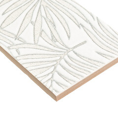 Плитка бордюр Kerama Marazzi Тессуто листья серая 250x77x8 мм - фото 5