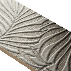 Плитка бордюр Kerama Marazzi Тессуто листья серая 250x77x8 мм - фото 3