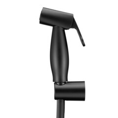 Душ гигиенический Swedbe Calypso со шлангом 1500 мм с держателем черная матовая (5023B) - фото 1