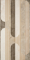 Плитка декор Axima Андорра бежевая 600x300x9 мм - фото 1