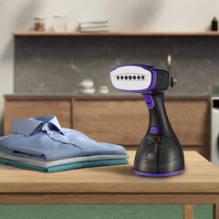 Отпариватель ручной Kitfort КТ-9121-1 1500 Вт 0,3 л черно-фиолетовый - фото 3