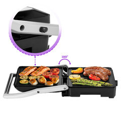 Электрогриль Kitfort КТ-3633 черный/серебро - фото 2