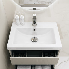 Раковина для тумбы Cersanit Como 60 см (UM-COM60/1) - фото 2