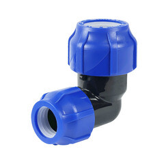 Угол ПНД Valfex компрессионный переходной 32х25 мм - фото 1