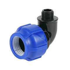 Угол ПНД Valfex компрессионный переходной 32х1/2 НР(ш) - фото 1