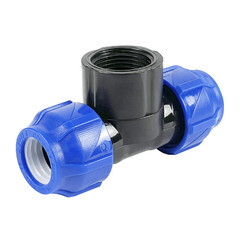 Тройник ПНД Valfex компрессионный переходной 25х25х1 ВР(г) - фото 1