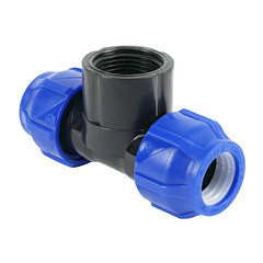 Тройник ПНД Valfex компрессионный переходной 25х25х1 ВР(г) - фото 2