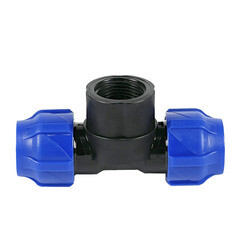 Тройник ПНД Valfex компрессионный переходной 20х20х3/4 ВР(г) - фото 3