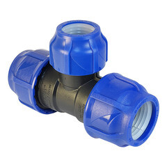 Тройник ПНД Valfex компрессионный переходной 40х32х40 мм - фото 2