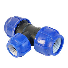 Тройник ПНД Valfex компрессионный переходной 40х32х40 мм - фото 1