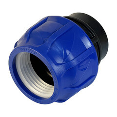 Муфта ПНД Valfex компрессионная переходная 63х2 ВР(г) - фото 1