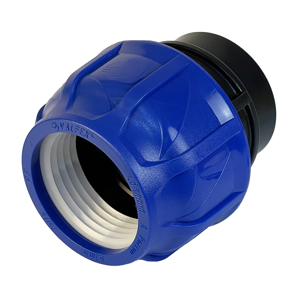 Муфта ПНД Valfex компрессионная переходная 63х2 ВР(г)