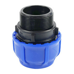 Муфта ПНД Valfex компрессионная переходная 50х2 НР(ш) - фото 3