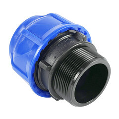 Муфта ПНД Valfex компрессионная переходная 50х2 НР(ш) - фото 2