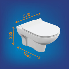 Комплект инсталляции Cersanit Link Pro с унитазом City с кнопкой Estetica хром и сиденьем дюропласт микролифт быстросъем (64121) - фото 11