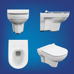 Комплект инсталляции Cersanit Link Pro с унитазом City с кнопкой Estetica хром и сиденьем дюропласт микролифт быстросъем (64121) - фото 12