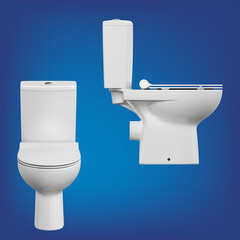 Унитаз-компакт Cersanit Nature Clean On безободковый с горизонтальным выпуском с сиденьем дюропласт микролифт белый (65410) - фото 7