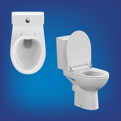 Унитаз-компакт Cersanit Nature Clean On безободковый с горизонтальным выпуском с сиденьем дюропласт микролифт белый (65410) - фото 4