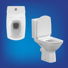 Унитаз-компакт Cersanit Carina Clean On безободковый с горизонтальным выпуском с сиденьем дюропласт микролифт белый (S-KO-CAR011-3/5-COn-S-DL-w) - фото 8