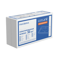 Раковина Cersanit Crea 38 см накладная белая (64754) - фото 2