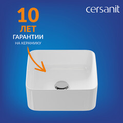 Раковина Cersanit Crea 35 см накладная белая (64753) - фото 2