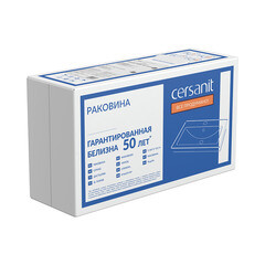 Раковина Cersanit Crea 35 см накладная белая (64753) - фото 7