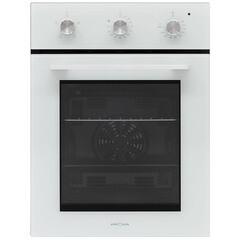 Духовой шкаф электрический встраиваемый Krona Linde 45 WH 447 мм белый - фото 1